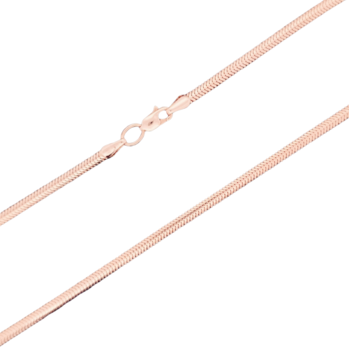 Solid Snake Link Chain Necklace