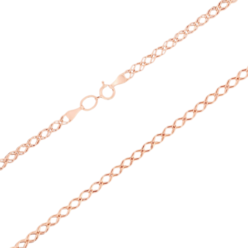 Double Rhombus Link Chain Necklace