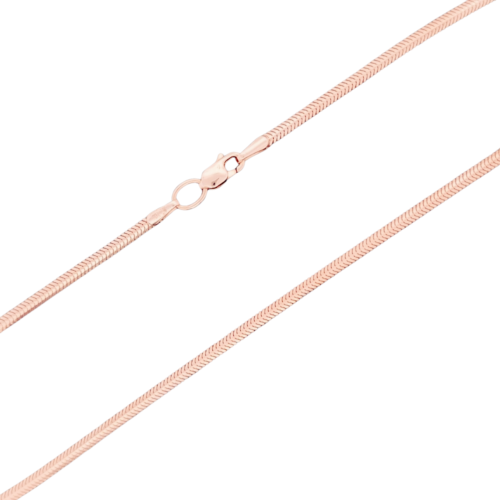 Solid Snake Link Chain Necklace