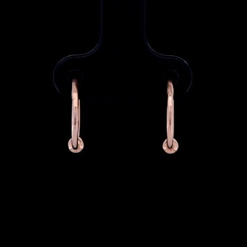 Alternative view of Children's Hoop Earrings With Small Bubble