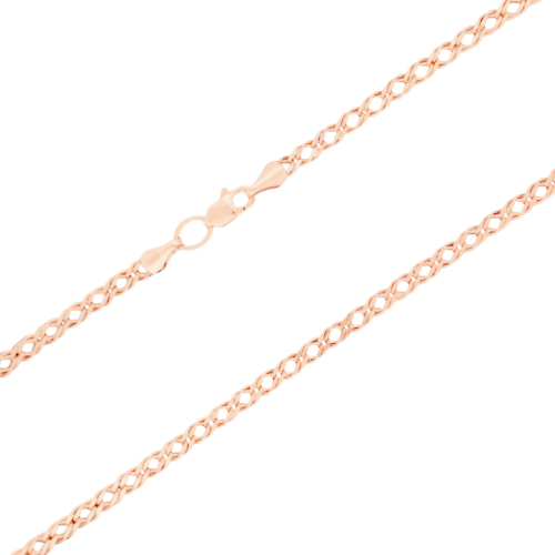 Double Rhombus Link Chain Necklace