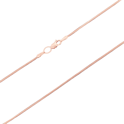 Solid Snake Link Chain Necklace