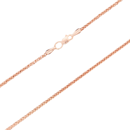 Solid Wheat Link Chain Necklace