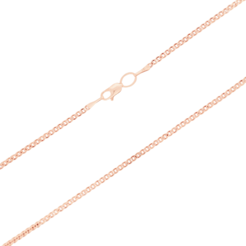 Solid Mona Lisa Link Chain Necklace