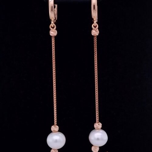 Cultured Pearl Drop Earrings
