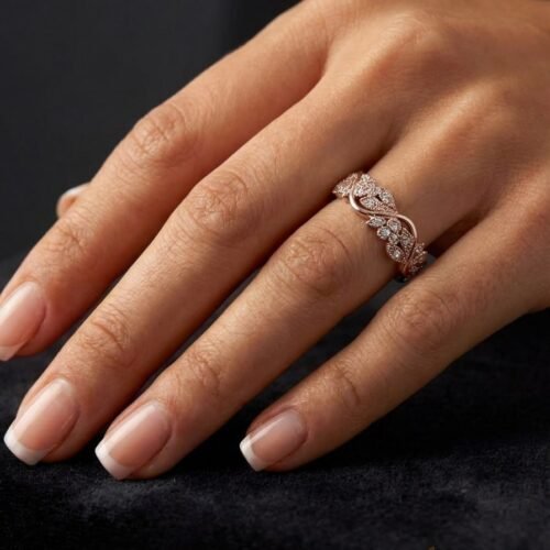 Alternative view of IG Flora Zirconia Ring