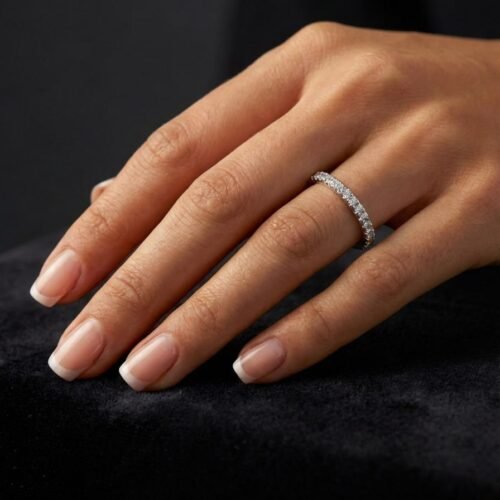 Alternative view of IG Half Zirconia Band Ring