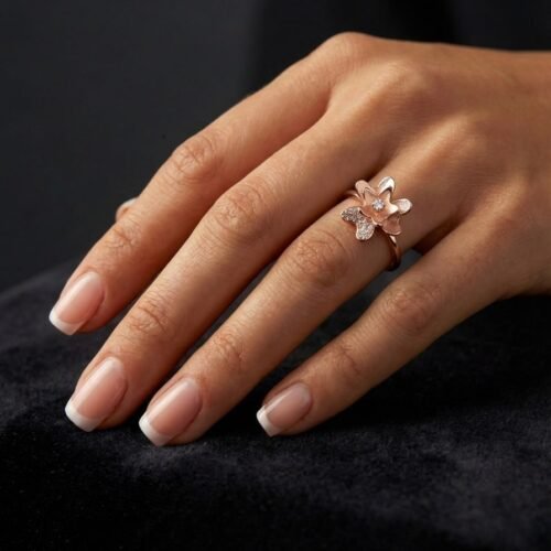 Alternative view of IG Zirconia Ring Flower