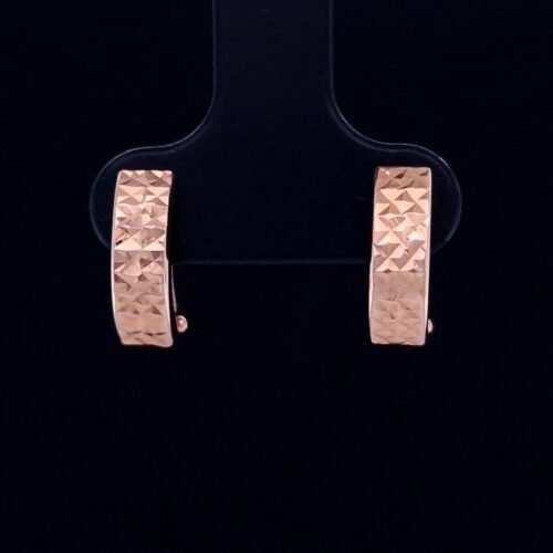 Children's Engraved Huggie Hoop Earrings