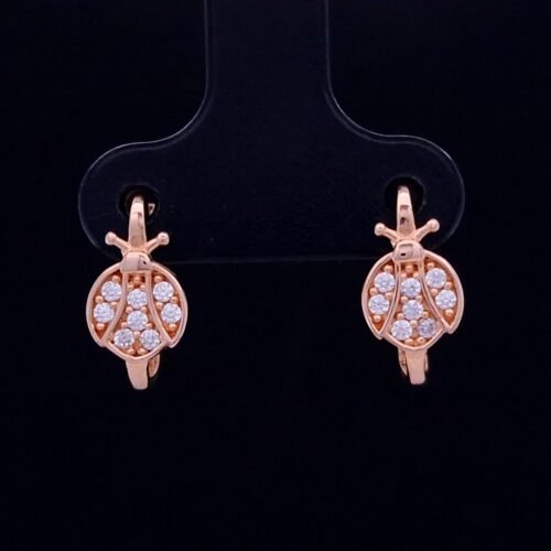 Children's Earrings " Lady Bug "