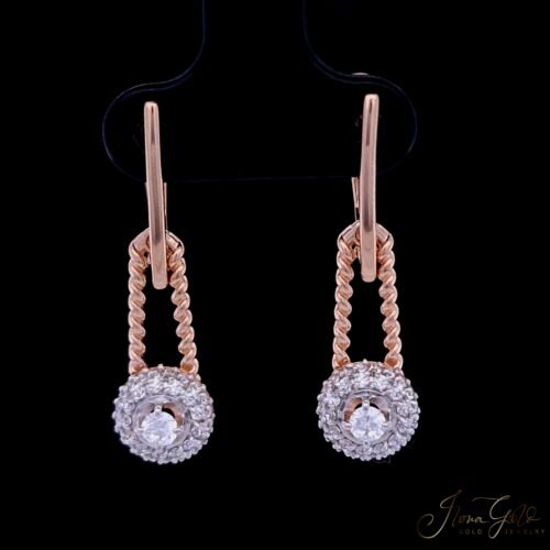 Zirconia Drop Earrings