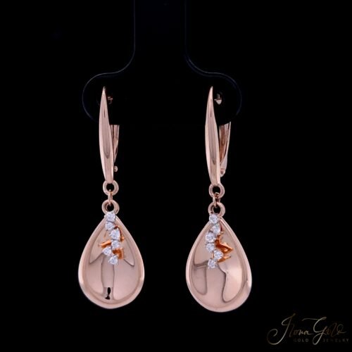 Zirconia Drop Earrings