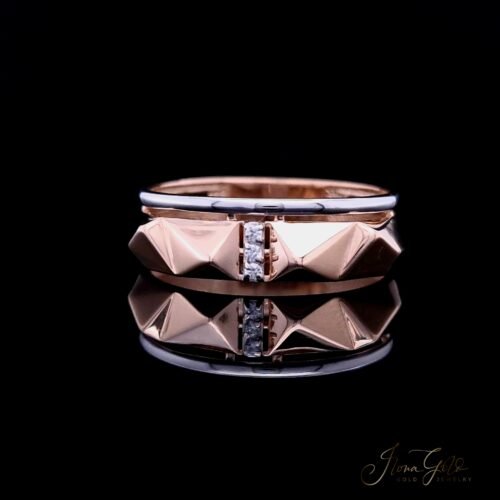 Two-Tone Zirconia Ring