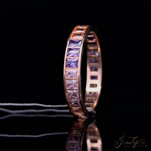 Alternative view of Multicolor Zirconia Ring