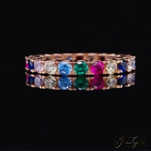 IG Multicolor Zirconia Ring