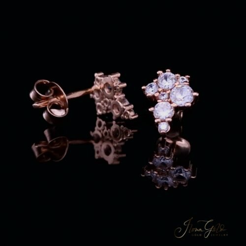 Zirconia Stud Earrings