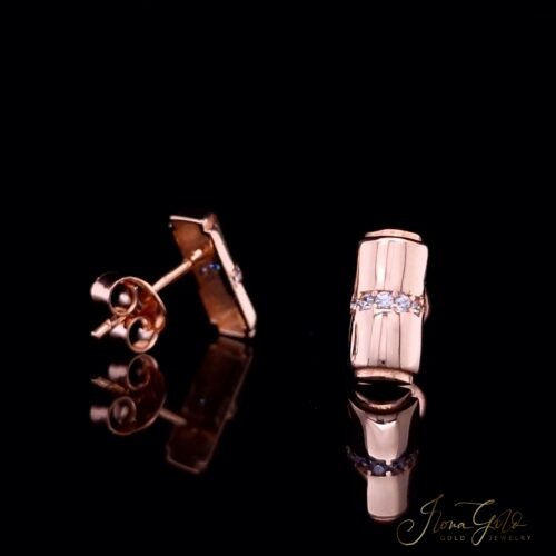 Zirconia Stud Earrings