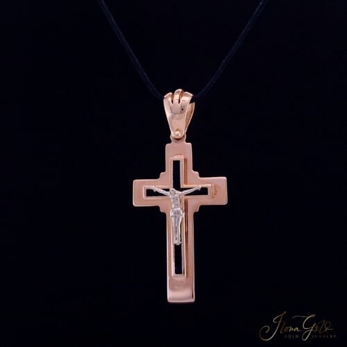 Enamel Cross Pendant