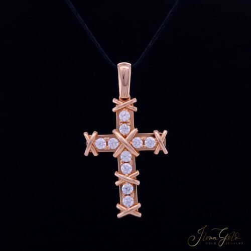 Zirconia Cross Pendant