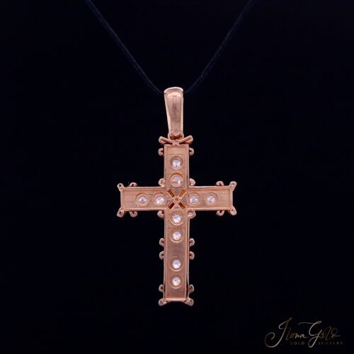 Alternative view of Zirconia Cross Pendant