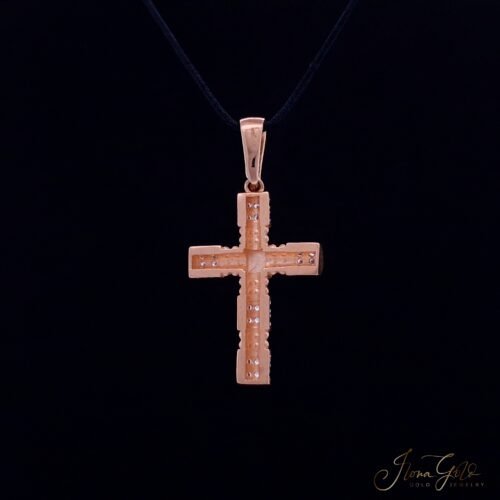 Alternative view of Zirconia Cross Pendant