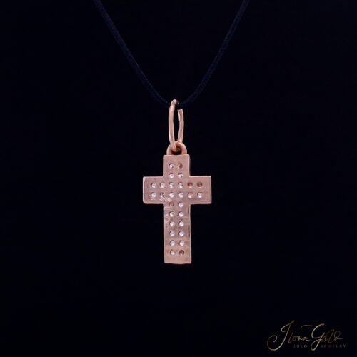 Alternative view of Zirconia Cross Pendant
