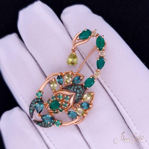 Alternative view of Scorpio Brooche