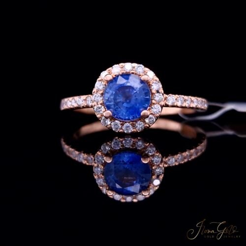 Sapphire Diamond Ring