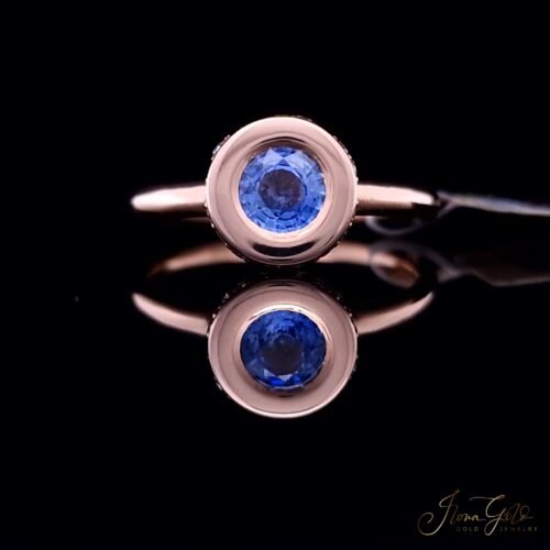 Sapphire Diamond Ring