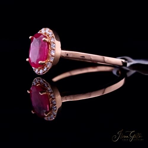 Alternative view of Ruby Diamond Ring