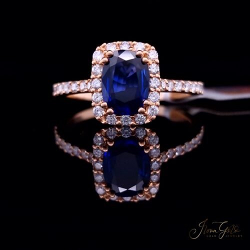 Sapphire Diamond Ring