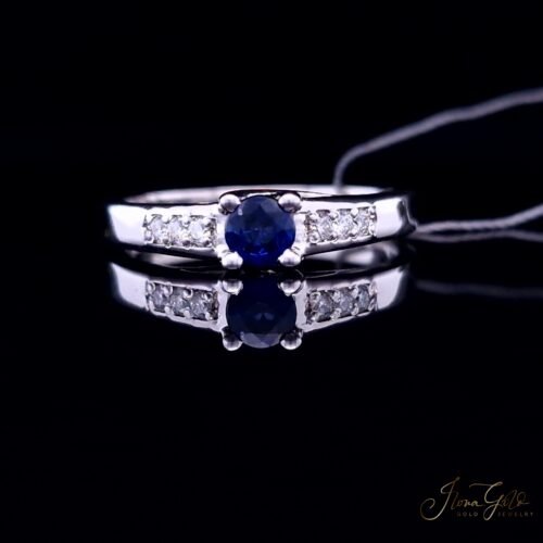 Sapphire Diamond Ring