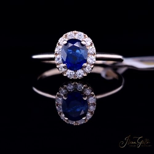 Sapphire Diamond Ring
