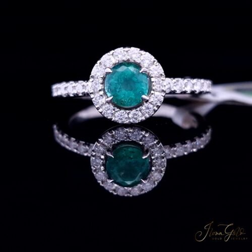 Emerald Diamond Ring