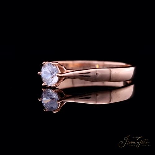 Alternative view of IG Solitaire Zirconia Ring