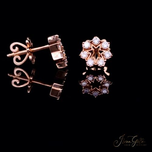 Alternative view of Diamond Stud Earrings