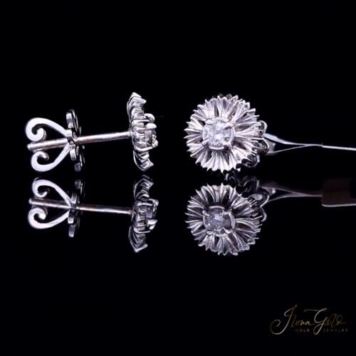 Alternative view of Diamond Stud Earrings
