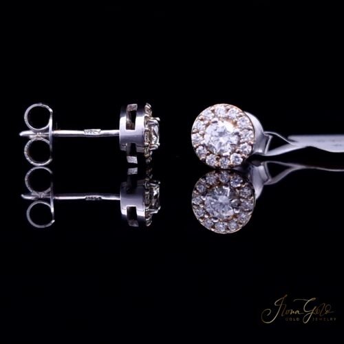 Alternative view of Diamond Stud Earrings