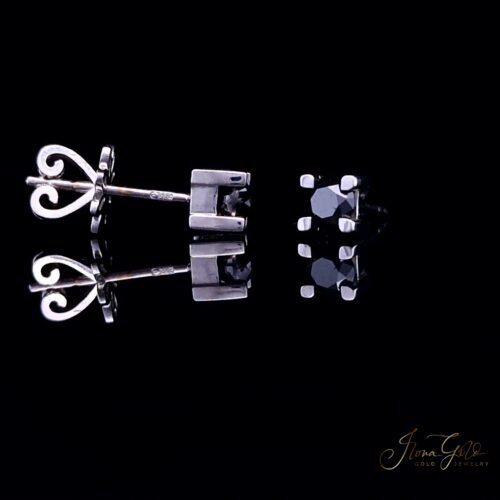 Alternative view of Diamond Stud Earrings