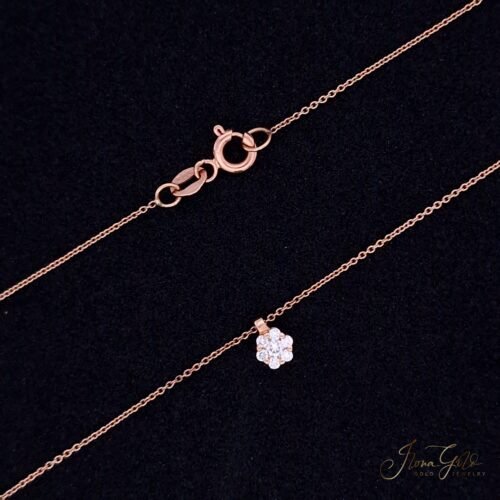 Diamond Pendant Necklace Set