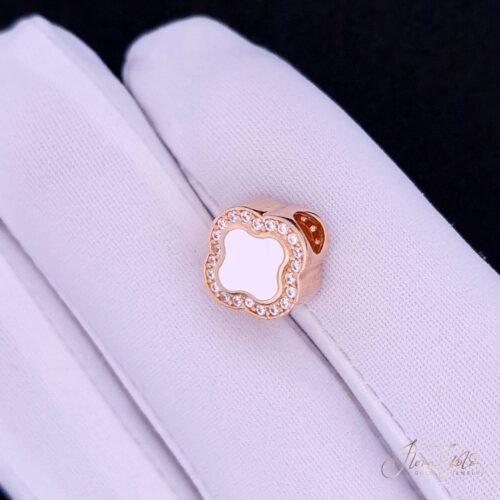 Alternative view of Enamel Charm Zirconia Pendants