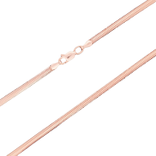 Solid Snake Link Chain Necklace