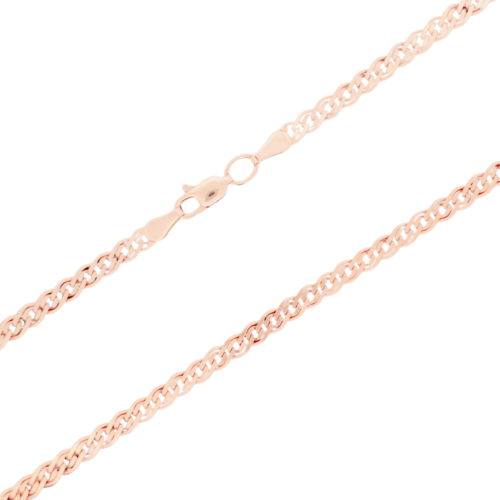 Solid Mona Lisa Link Chain Necklace