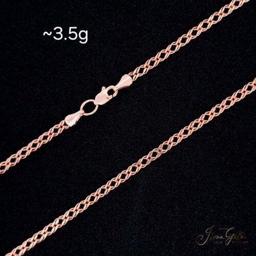 Double Rhombus Link Chain Necklace