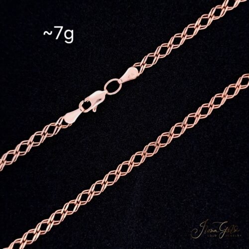 Double Rhombus Link Chain Necklace