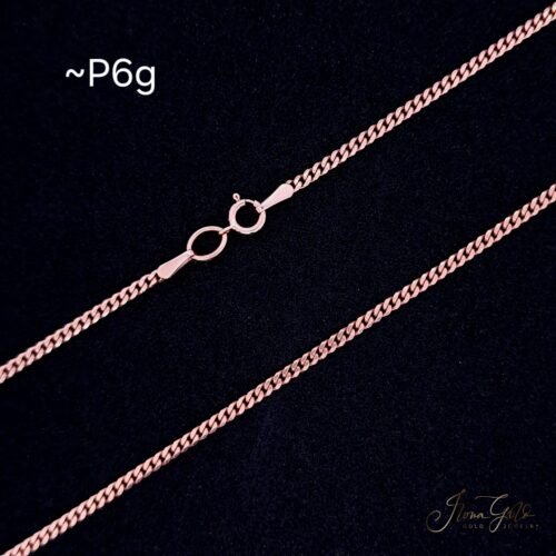 Solid Curb Link Chain Necklace