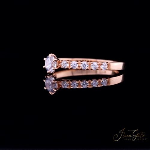 Alternative view of IG Solitaire Zirconia Ring