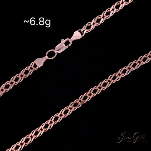 Double Rhombus Link Chain Necklace