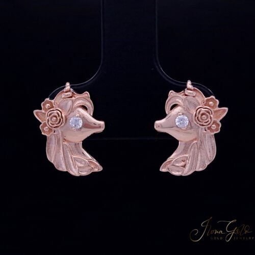 Zirconia Stud Earrings