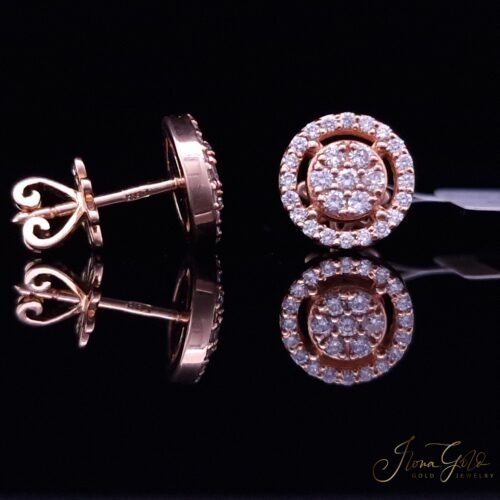 Alternative view of Diamond Stud Earrings